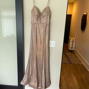 Giani Bini V-Neck Long Dress